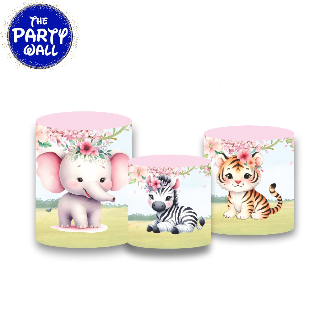 Safari Cute - Fundas para cilindros