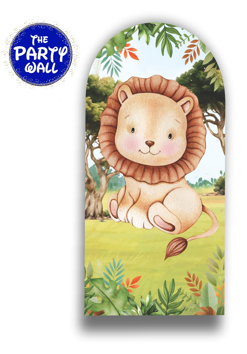 Safari Cute - Funda para mampara de punta redonda