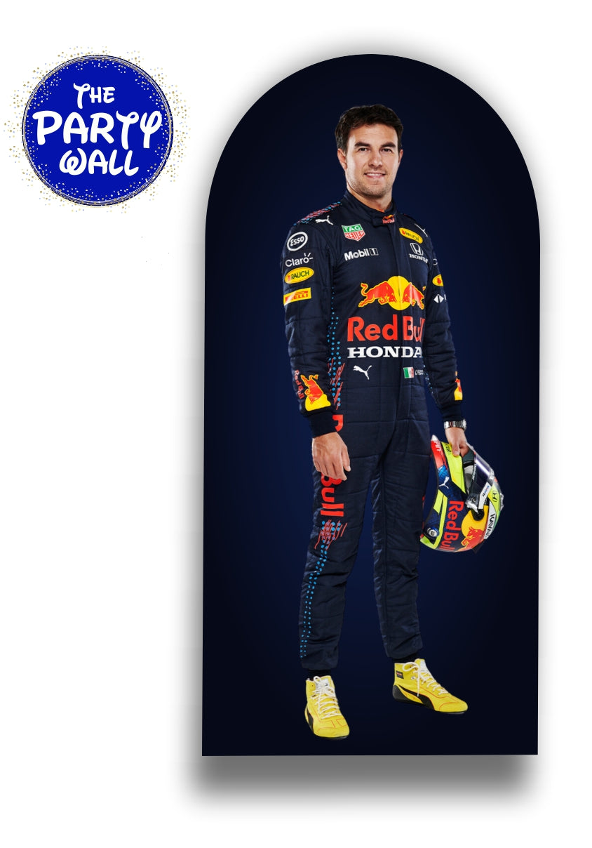 Sergio Pérez F1 - Funda para mampara de punta redonda