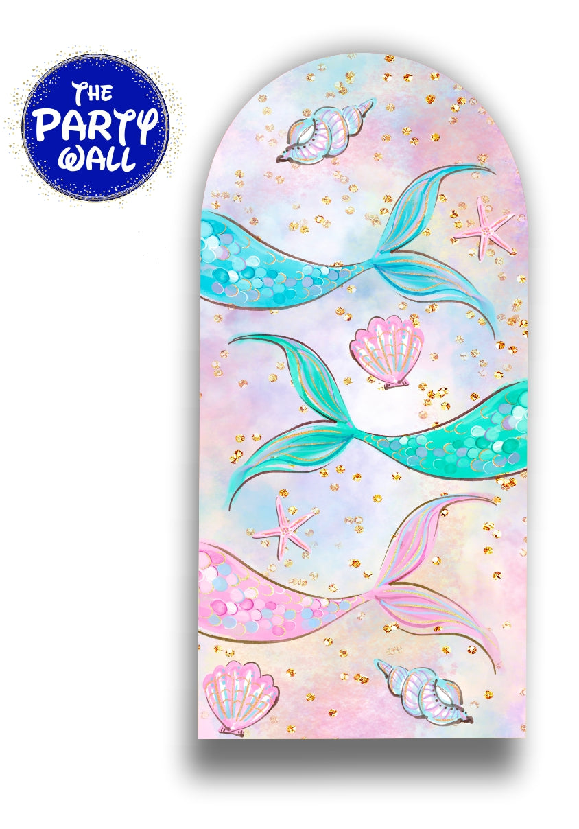 Sirenas Cute - Funda para mampara de punta redonda