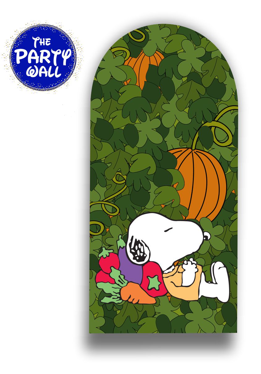 Snoopy - Funda para mampara de punta redonda