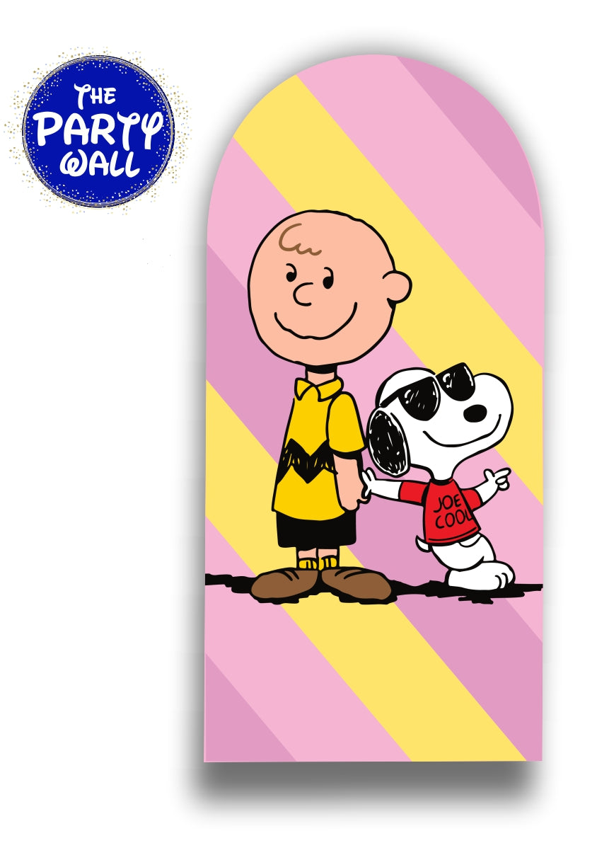Snoopy - Funda para mampara de punta redonda