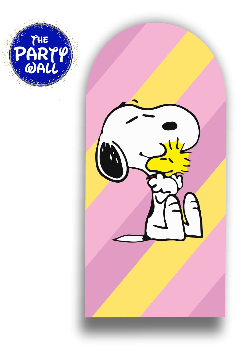 Snoopy - Funda para mampara de punta redonda