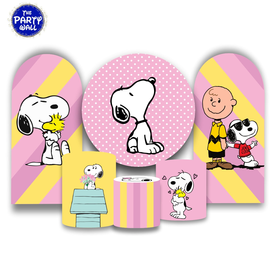 Snoopy - Fundas para set + 2 complementos