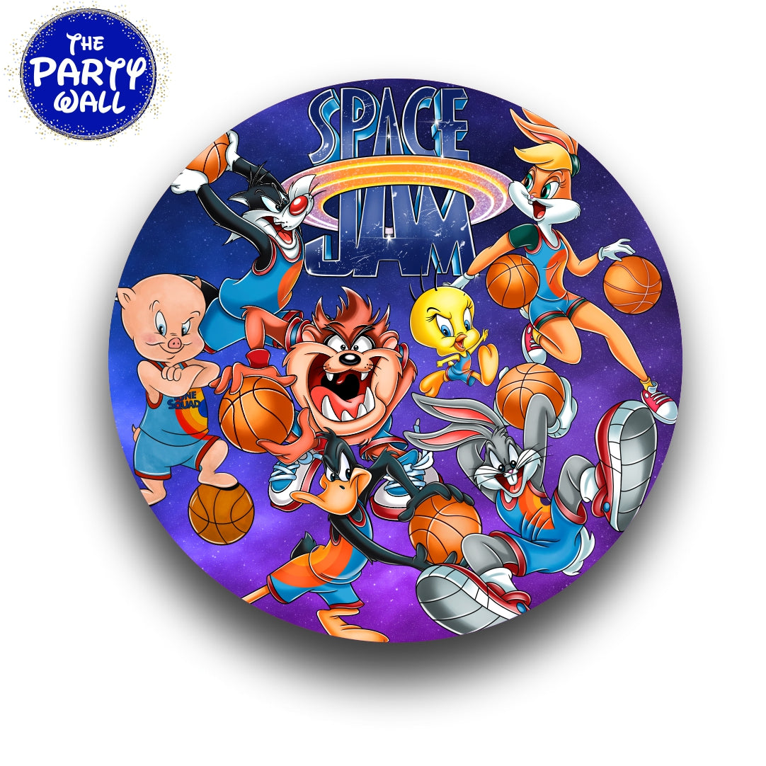 Space Jam - Funda para mampara circular
