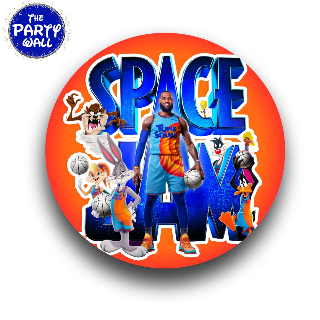 Space Jam - Funda para mampara circular