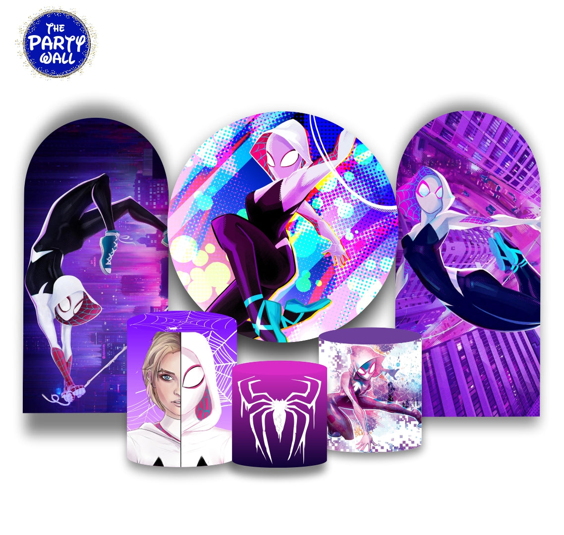 Spider Gwen - Fundas para set + 2 complementos