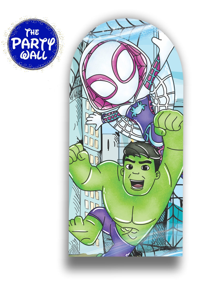 Spidey - Funda para mampara de punta redonda