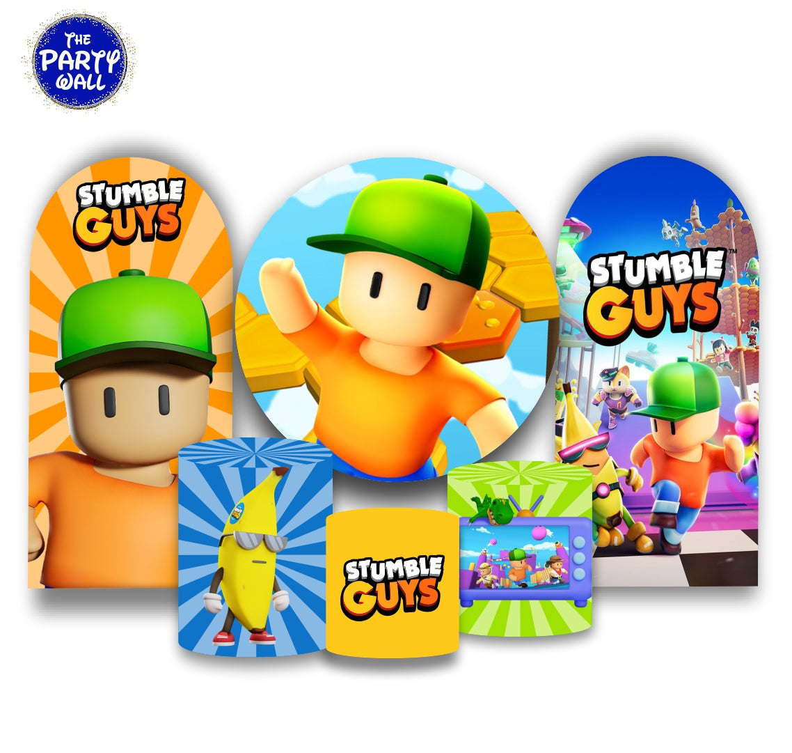 Stumble Guys - Fundas para set + 2 complementos