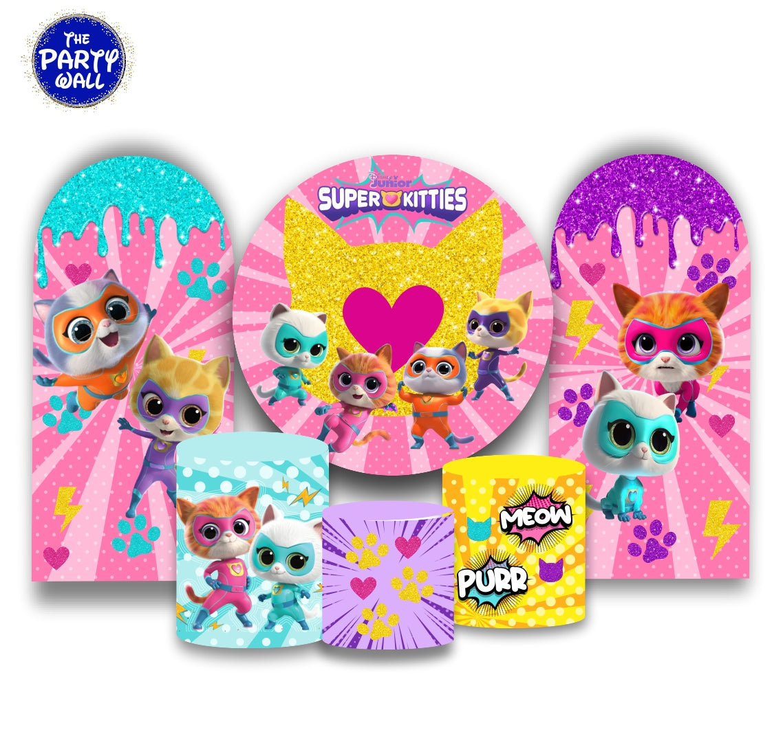 Super Kitties - Fundas para set + 2 complementos