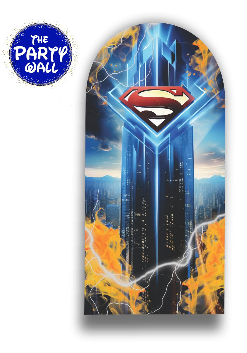 Superman - Funda para mampara de punta redonda