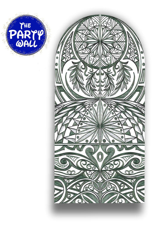 Tattoo - Funda para mampara de punta redonda