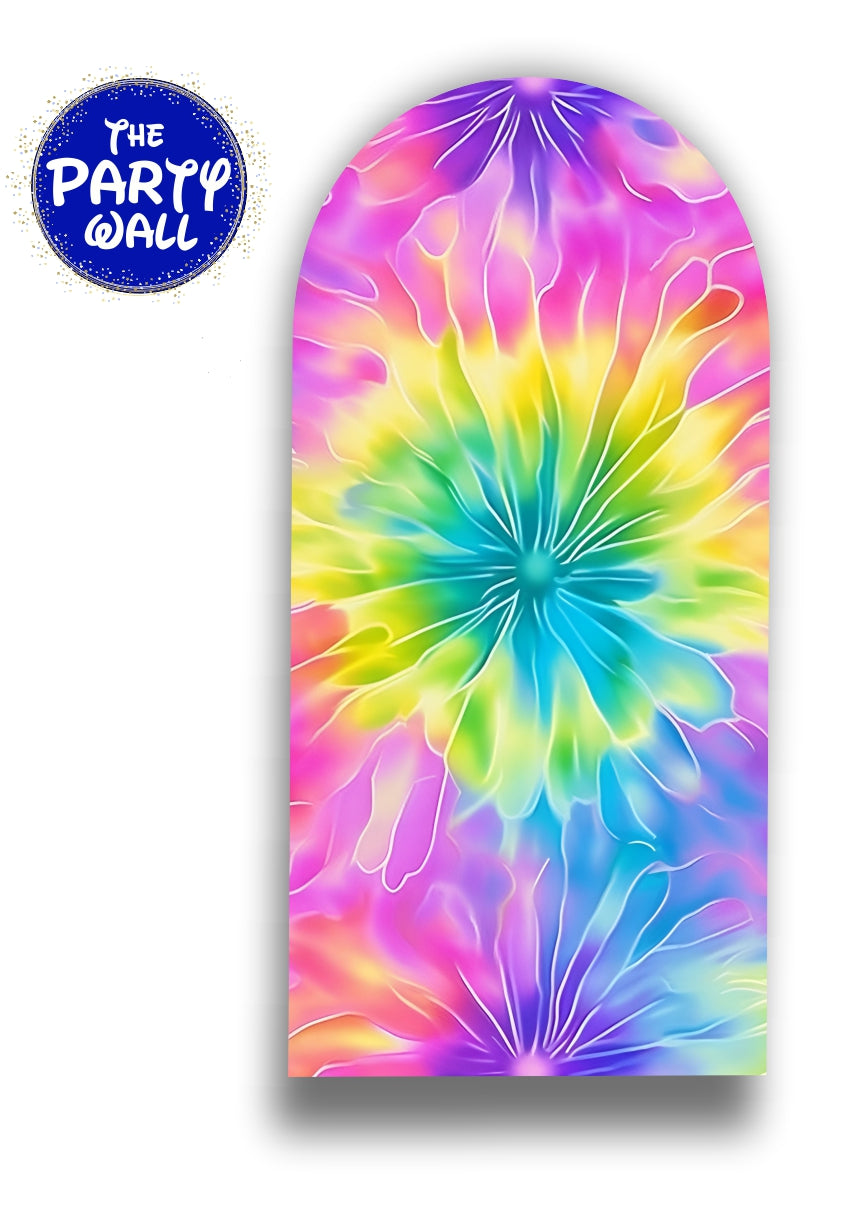 Tie Dye - Funda para mampara de punta redonda