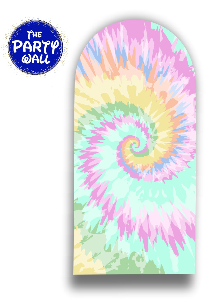 Tie Dye - Funda para mampara de punta redonda