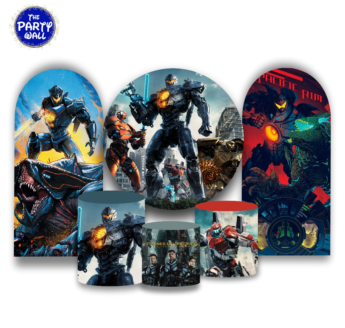 Titanes del Pacifico - Fundas para set + 2 complementos