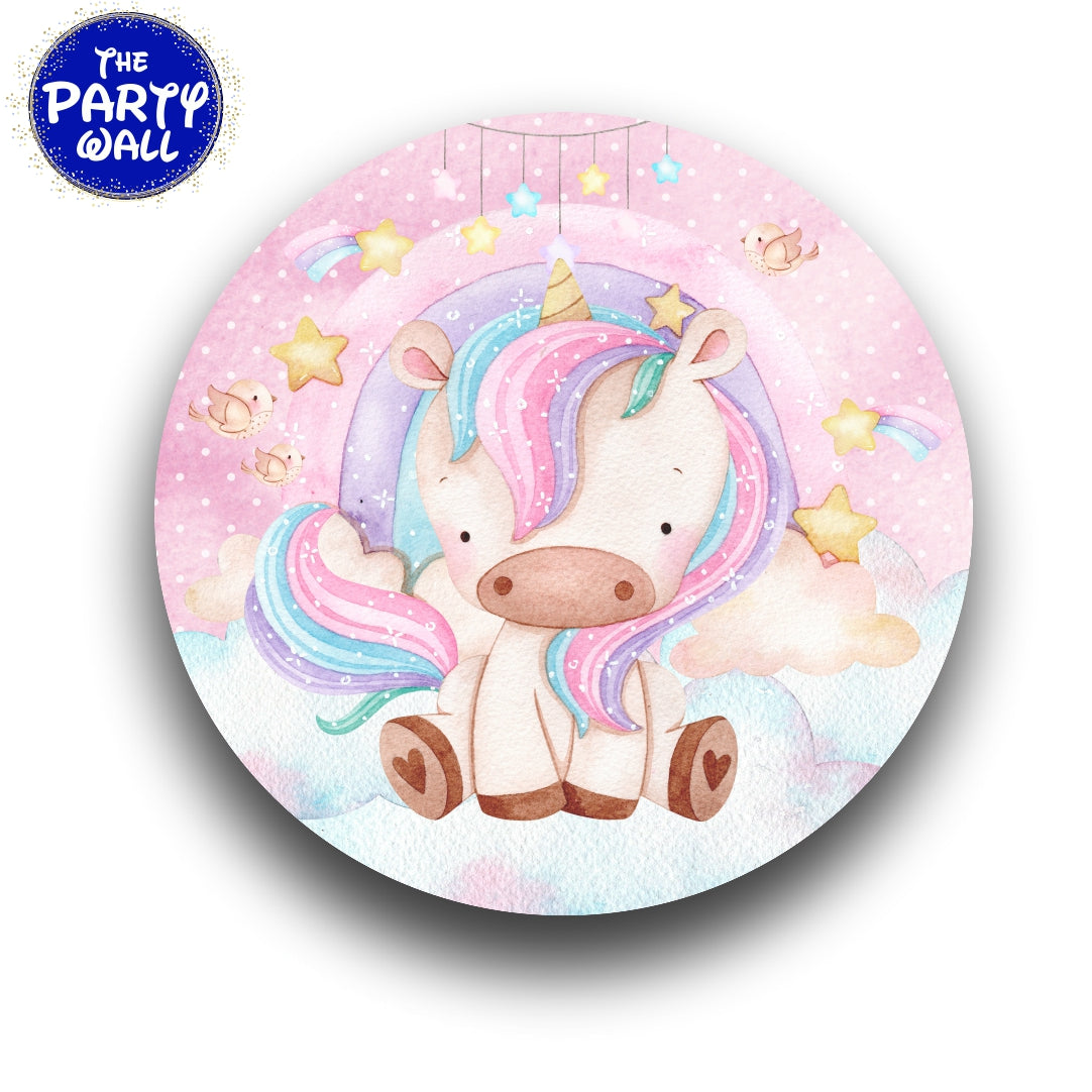 Unicornio - Funda para mampara circular