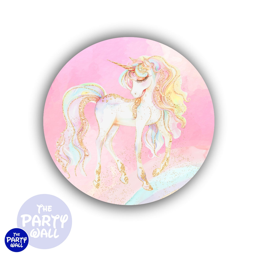 Unicornio - Funda para mampara circular