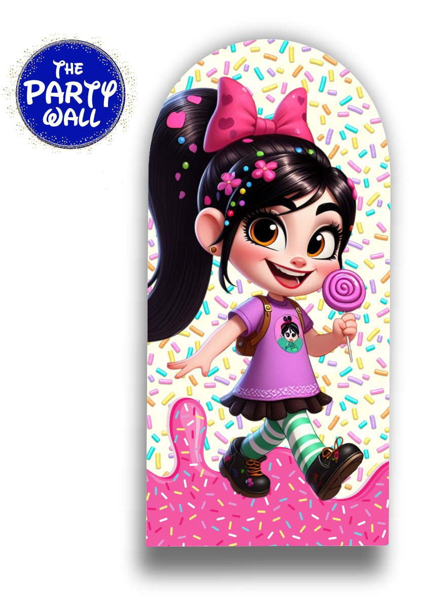 Vanellope - Funda para mampara de punta redonda