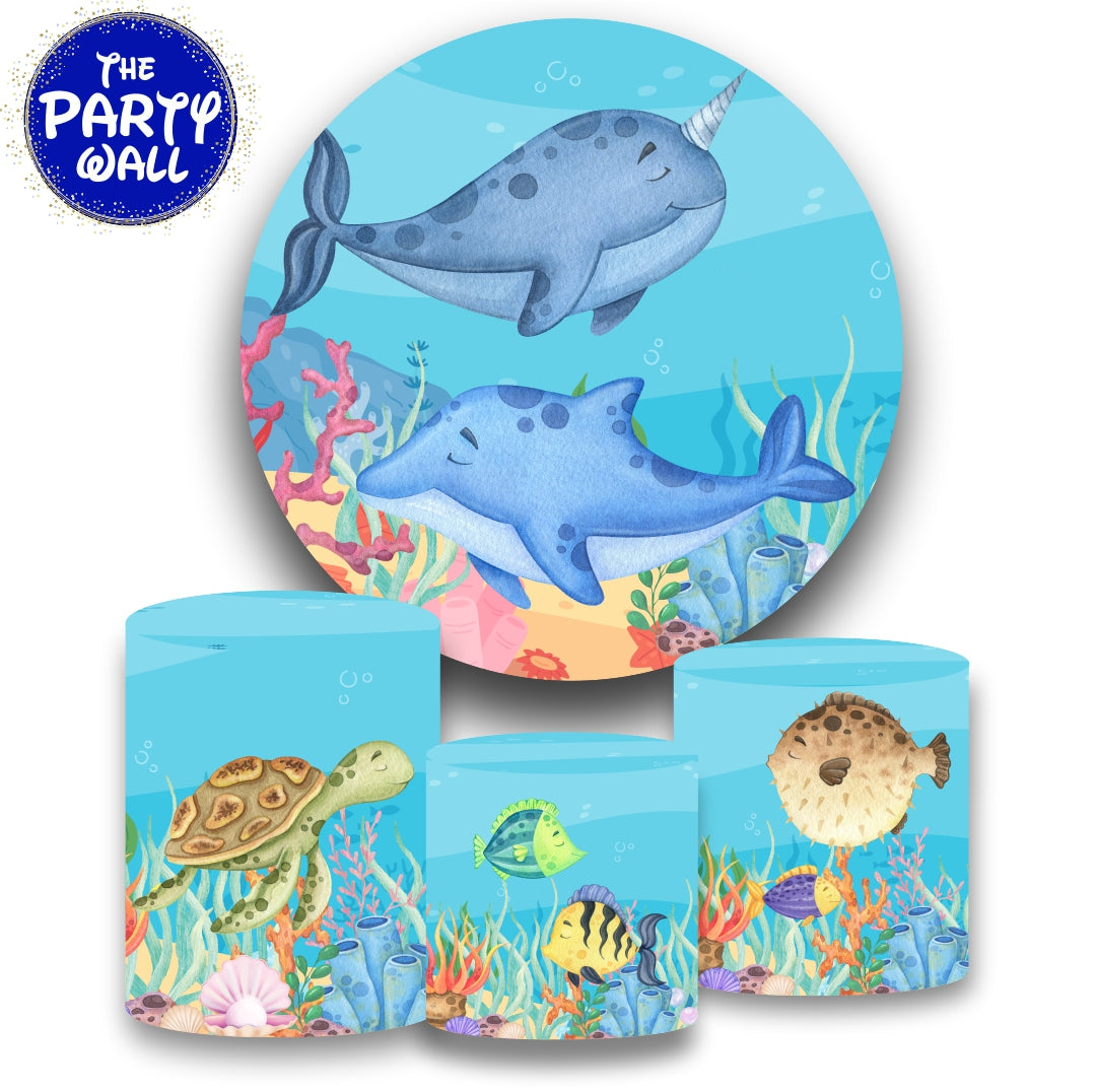 Vida Marina Cute - Fundas para set sencillo