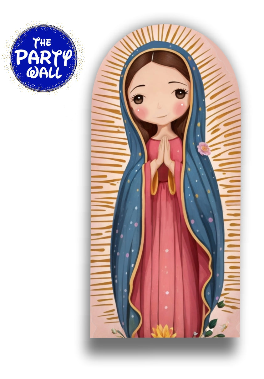 Virgen de Guadalupe - Funda para mampara de punta redonda