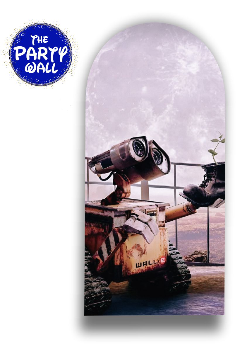 WallE y Eva - Funda para mampara de punta redonda