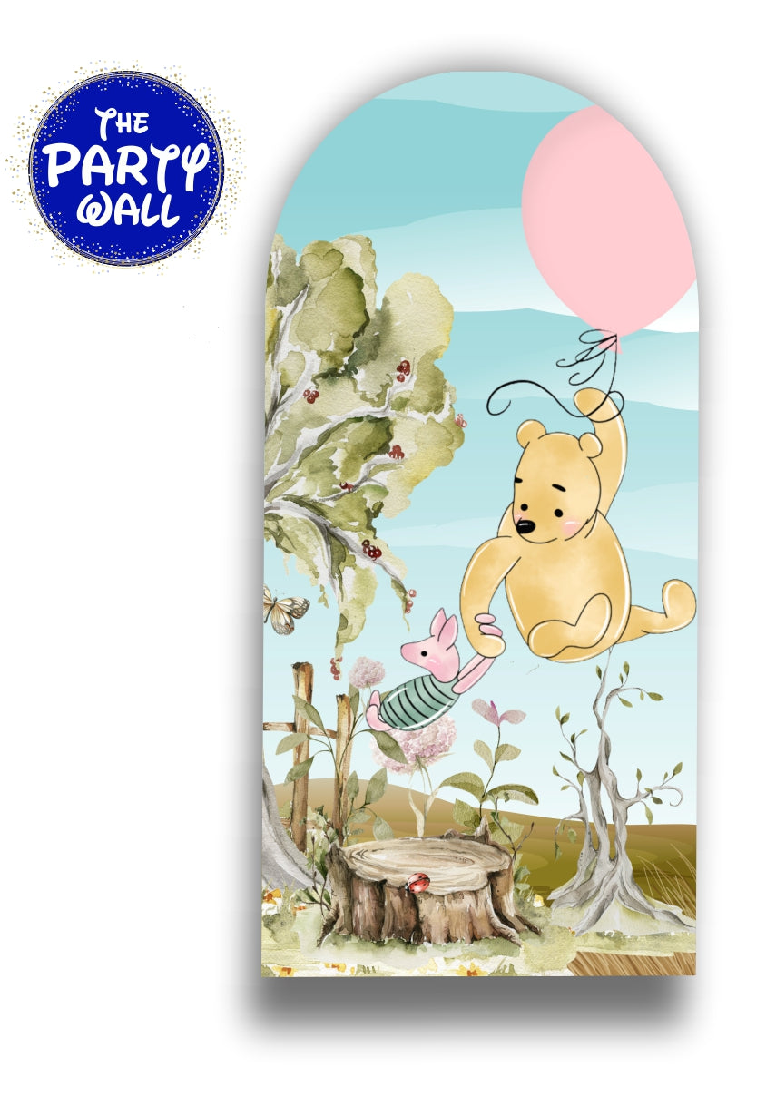 Winnie Pooh - Funda para mampara de punta redonda