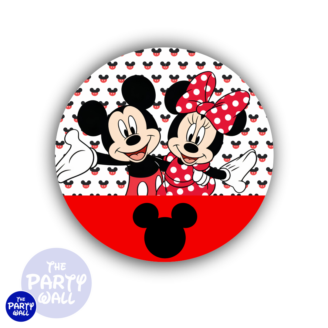 Mickey Mouse - Funda para mampara circular