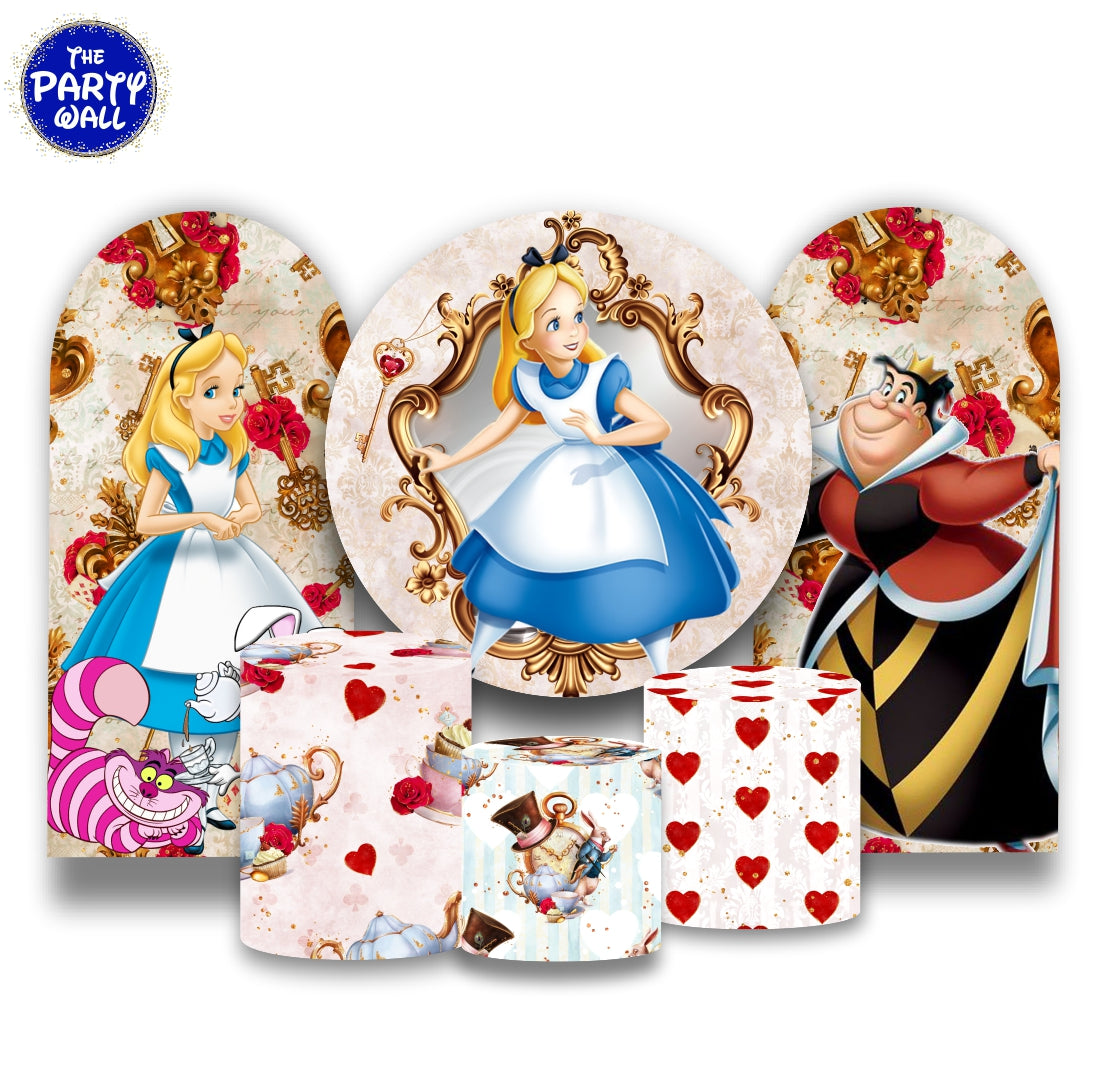 Alicia en el País de las Maravillas - Fundas para set + 2 complementos