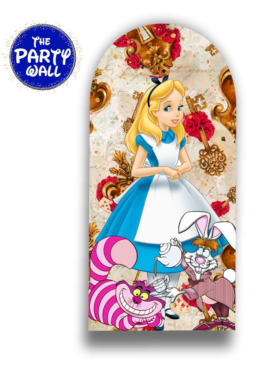 Alicia en el País de las Maravillas - Funda para mampara de punta redonda
