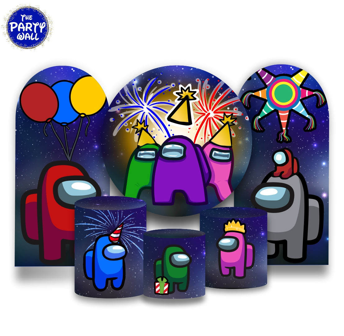 Among Us - Fundas para set + 2 complementos