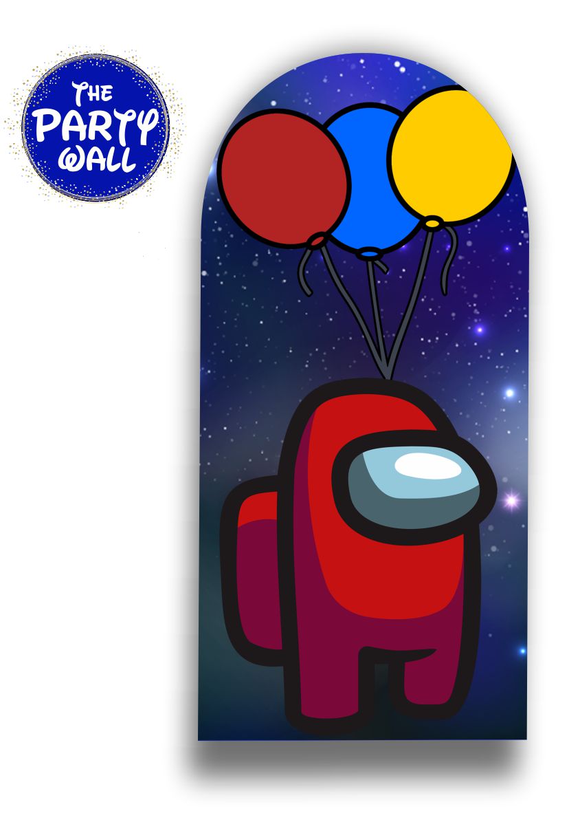 Among Us - Funda para mampara de punta redonda