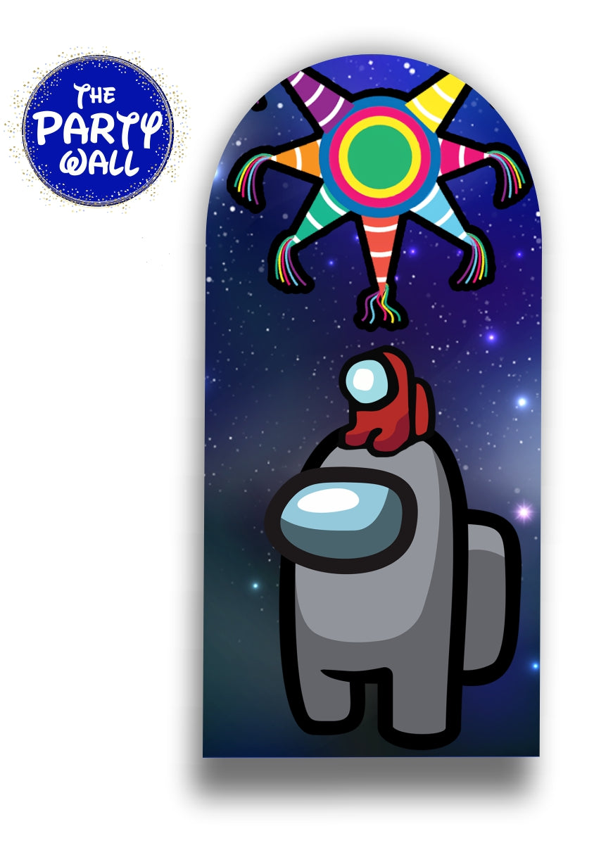 Among Us - Funda para mampara de punta redonda