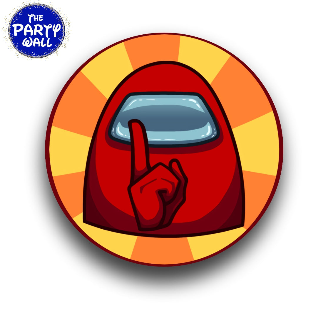 Among Us - Funda para mampara circular