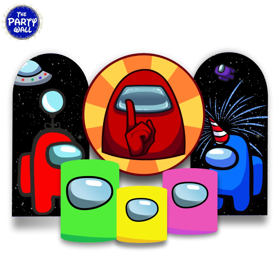 Among Us - Fundas para set + 2 complementos