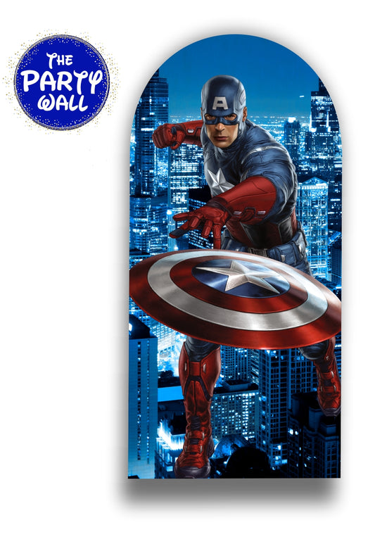 Avengers - Funda para mampara de punta redonda