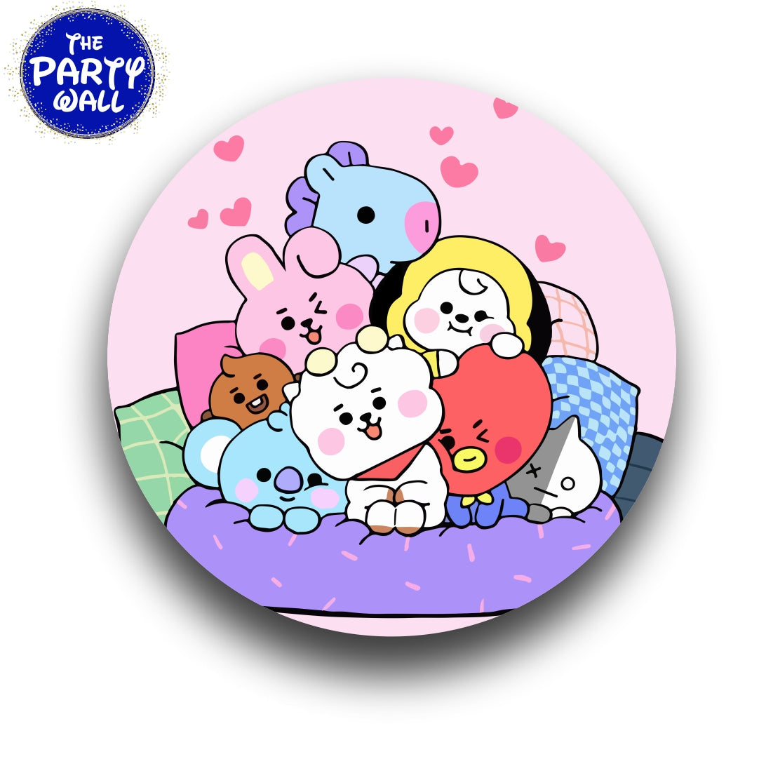 BTS - Funda para mampara circular