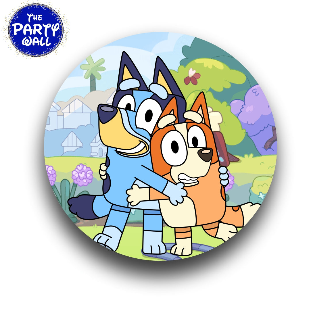 Bluey - Funda para mampara circular