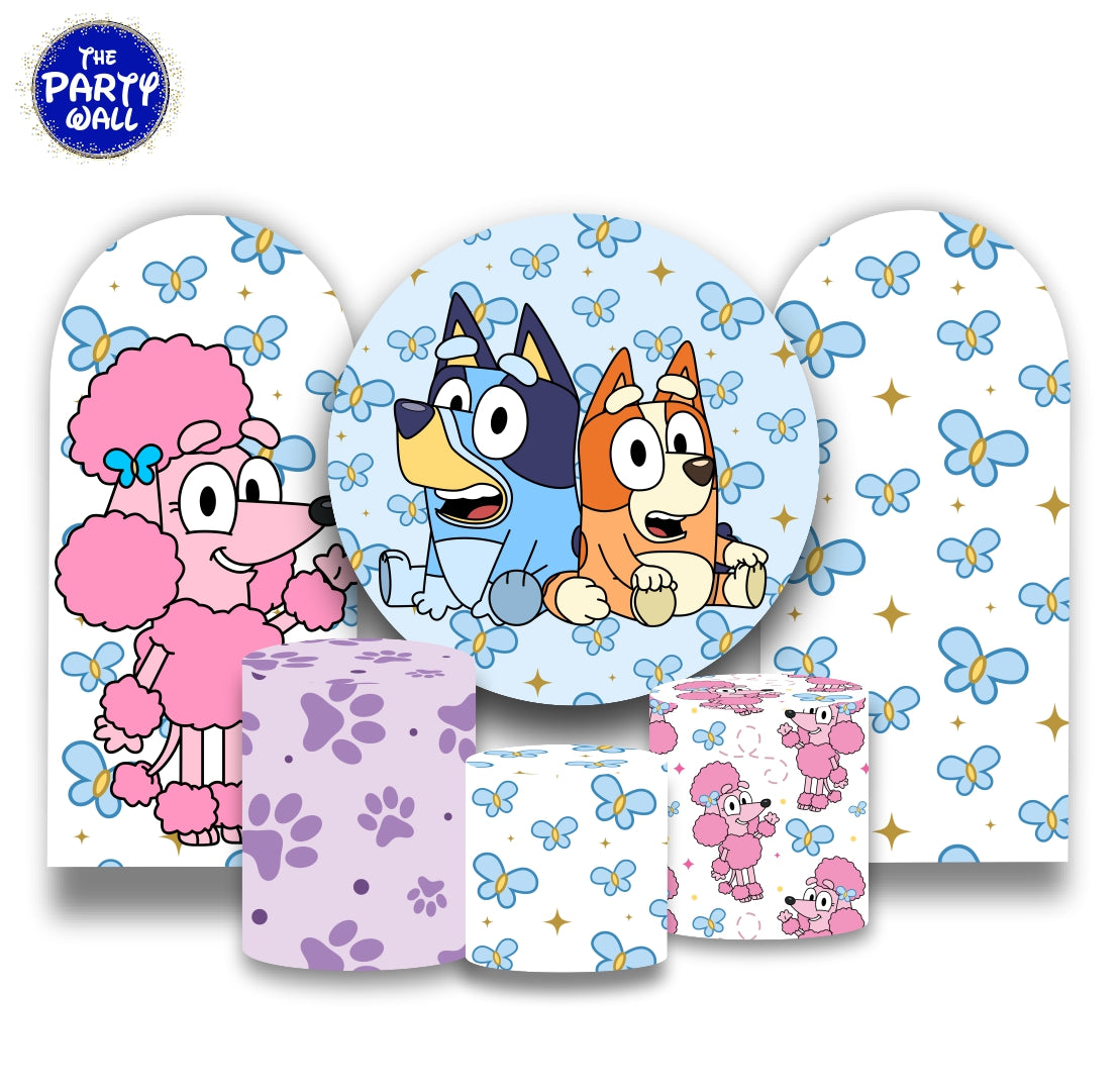 Bluey - Fundas para set + 2 complementos