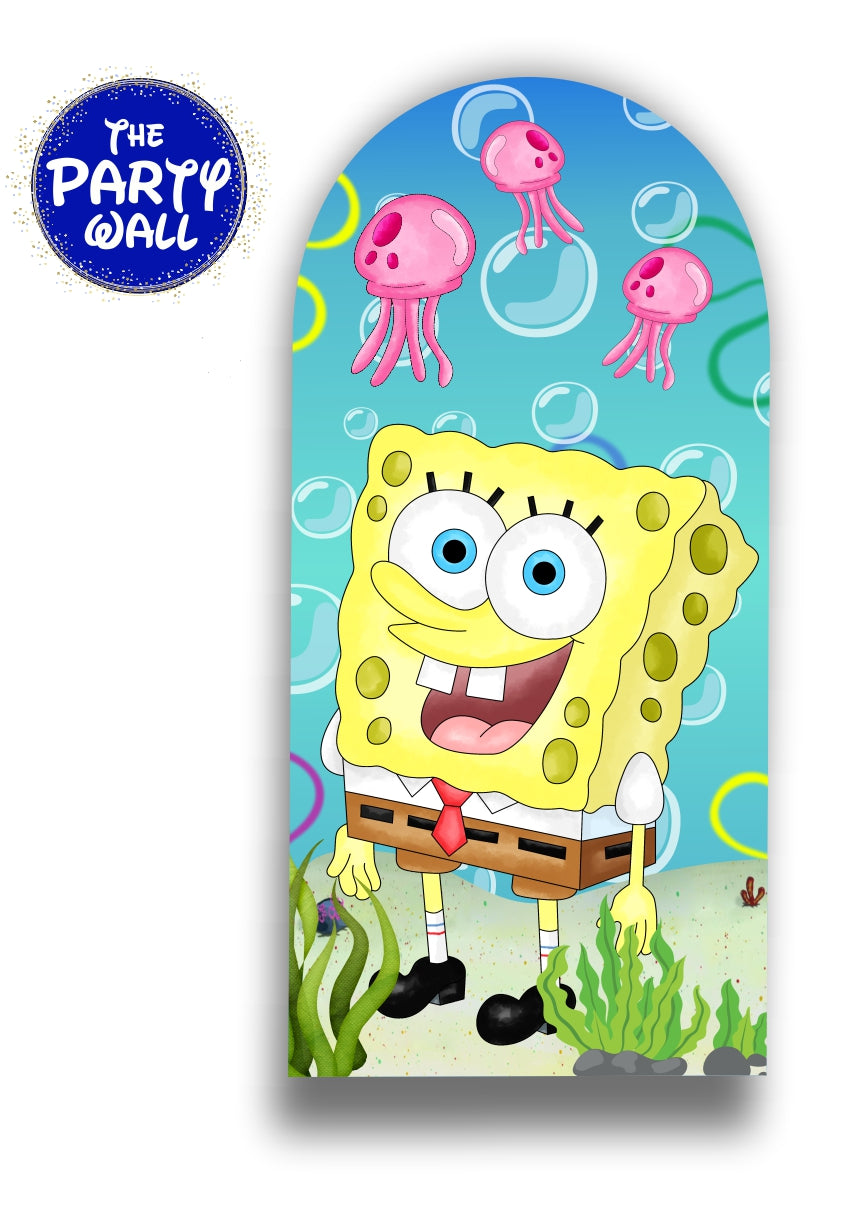 Bob Esponja - Funda para mampara de punta redonda