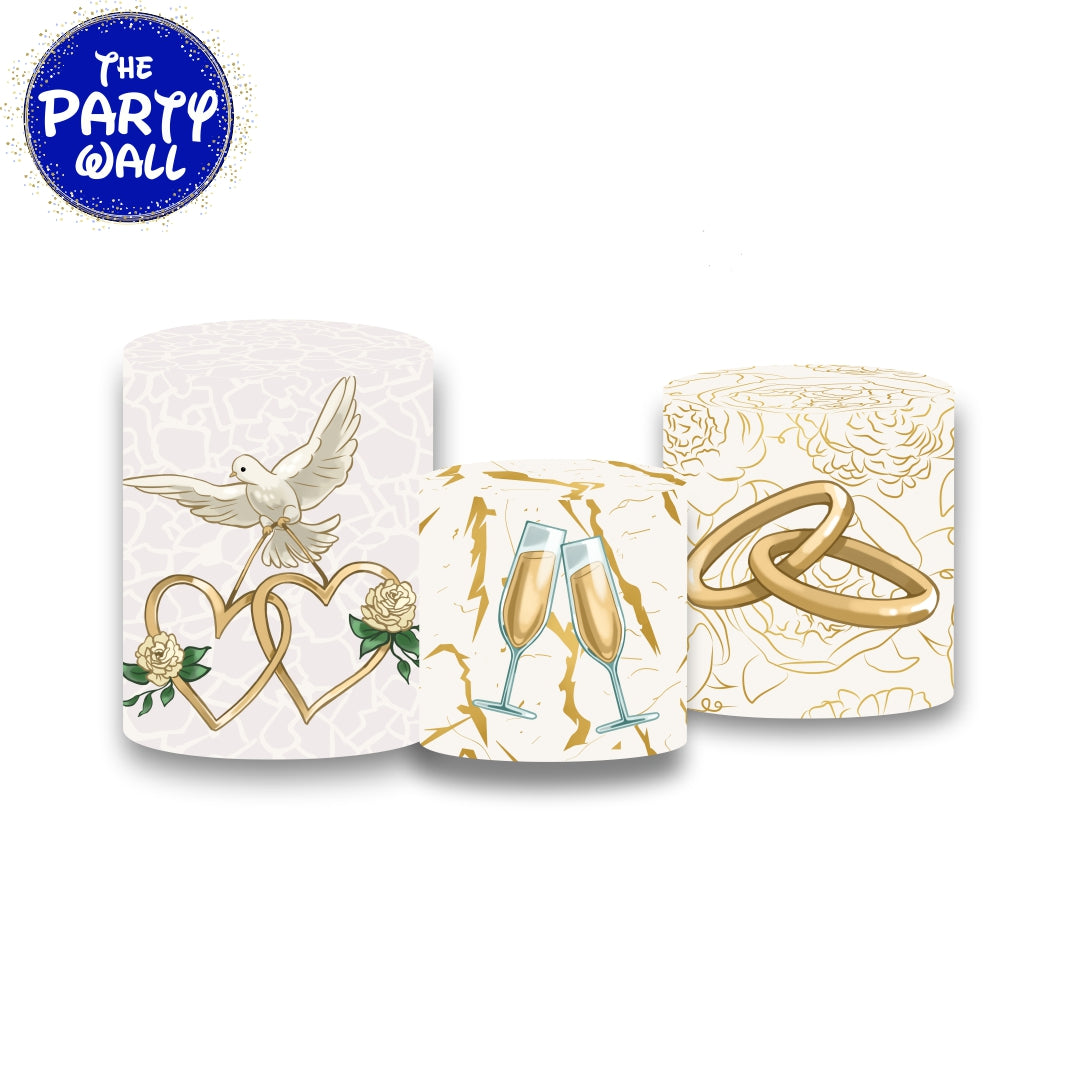 Boda - Fundas para cilindros