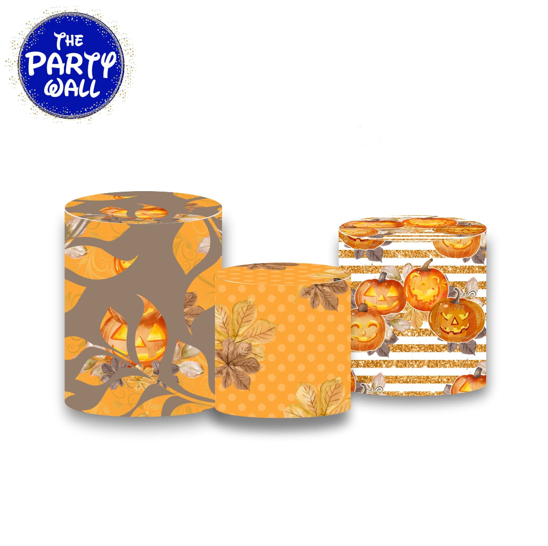 Calabaza Halloween - Fundas para cilindros