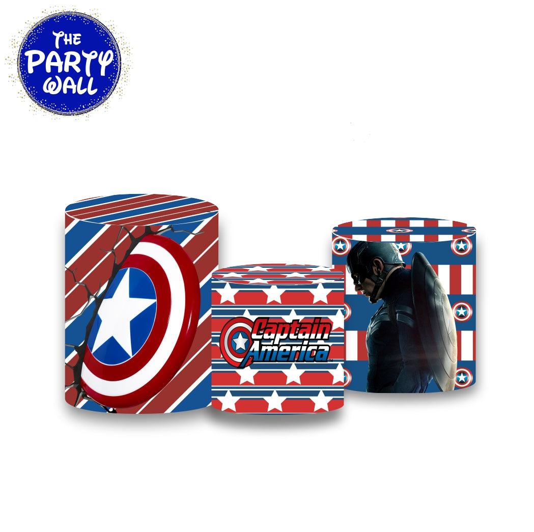 Capitán América - Fundas para cilindros