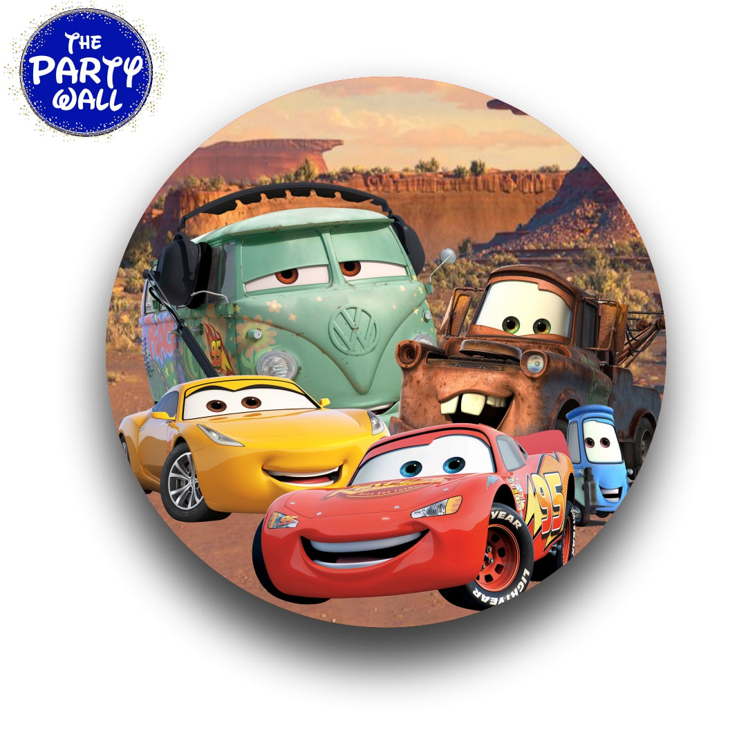 Cars - Funda para mampara circular