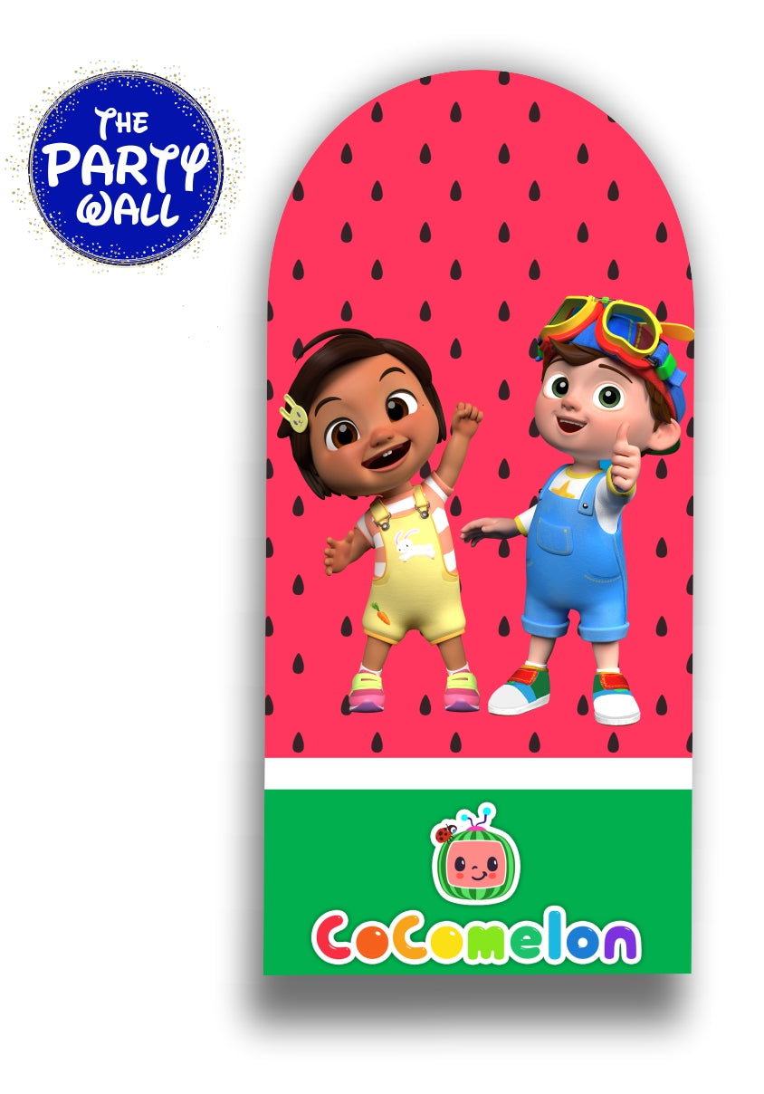 Cocomelon - Funda para mampara de punta redonda