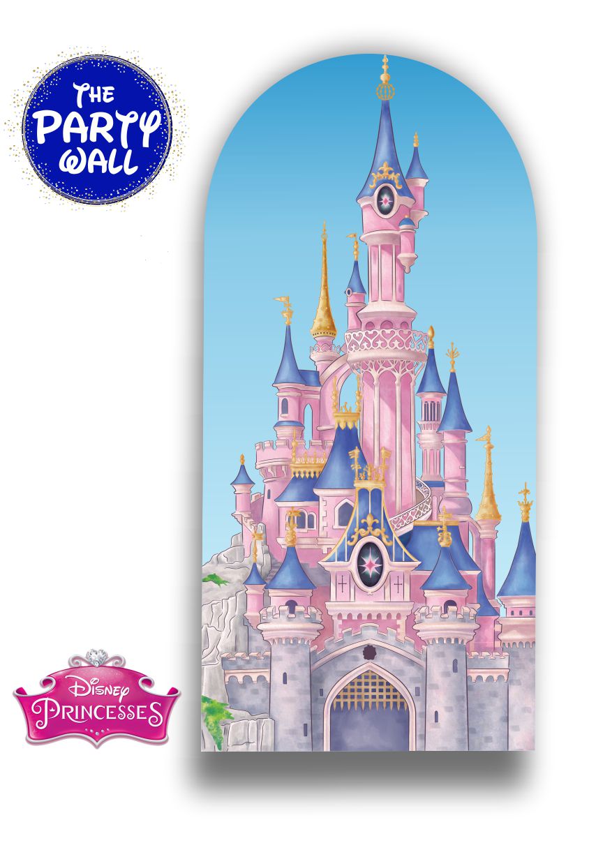 Colección Princesas Disney Castillo - Mampara de punta redonda