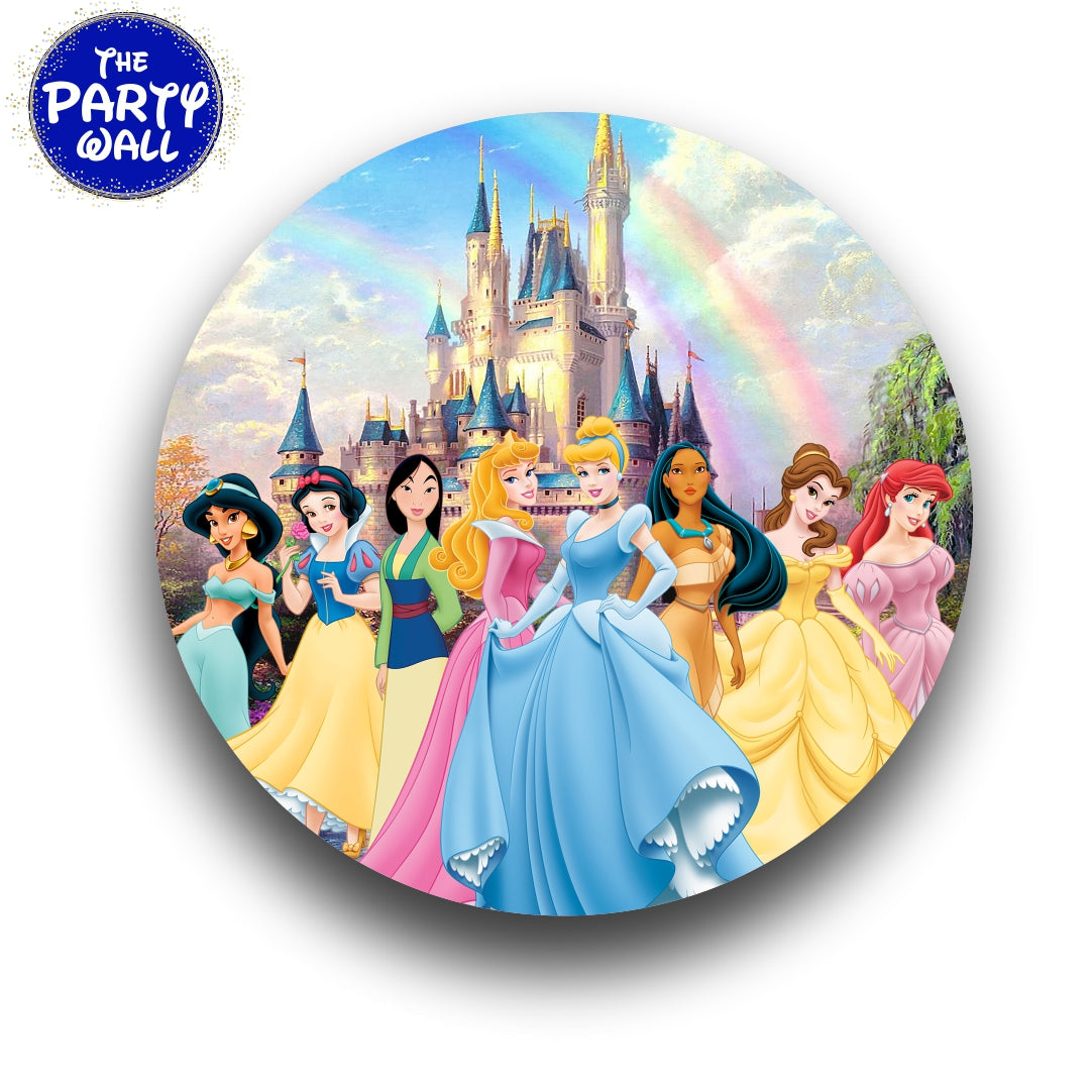 Colección Princesas Disney - Funda para mampara circular