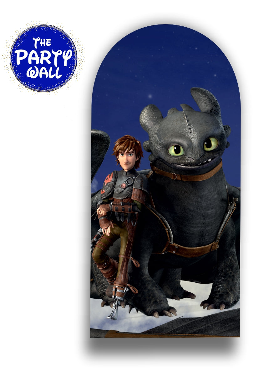 Como entrenar a tu dragón - Funda para mampara de punta redonda