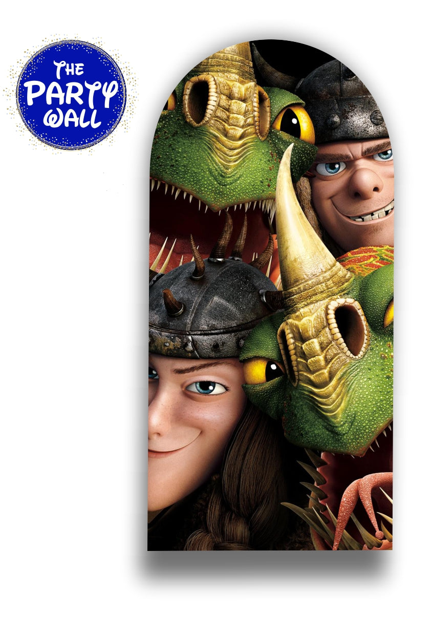Como entrenar a tu dragón - Funda para mampara de punta redonda