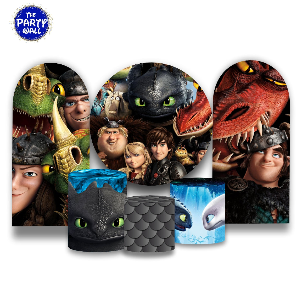 Como entrenar a tu dragón - Fundas para set + 2 complementos