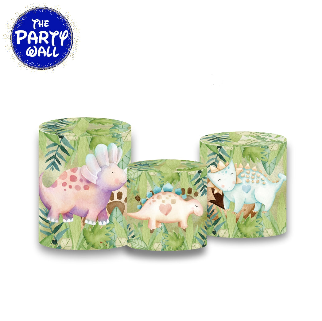 Dinosaurios Cute - Fundas para cilindros